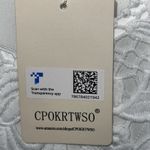 CPOKRTWSO Womens White Crochet‎ Beach Swimsuit Coverup Size 2X Photo 6