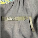 Badgley Mischka  Blue Green Striped Crop Top Women's Size 4 Photo 4