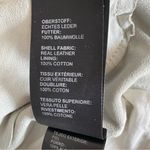 Freaky National Leather Cotton Lined Moto Biker Jacket Brown size small Photo 8