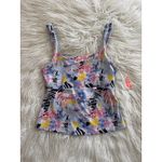 Free People Movement Never Better Long Tank Mystic Floral Combo Size Medium White Photo 3