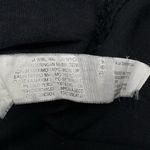 ZARA  Trafaluc Short Sleeve Round Hem Fringe Trim Black Top Women’s XS ACADEMIA Photo 6