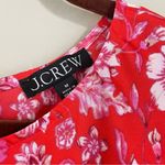 J.Crew Poppy Fields Satin Bell Sleeves Winter Garden Blouse Size Medium Photo 2