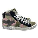 Philippe Model PRSX High Sneaker in Camouflage Military Fuschia Green Size 6 Photo 1