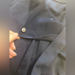 ZARA  Basic Women's XS Wrap Skirt Slit Midi Flowy Ruffles Navy Blue Bow Photo 10