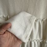 Sadie & Sage Cream Ruffle Sweater Medium Photo 2