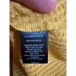 Sanctuary  Womens Bright Mustard Yellow Gingham Print Tank Blouse Sz S Photo 8