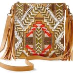 Big Buddha Beaded Bag Orange Embroidery Photo 0