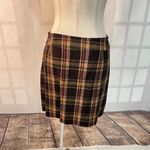 Michael Kors  Multicolor Wool Blend Back Zip Fully Lined Plaid Mini Skirt Size 8 Photo 4