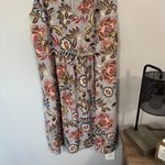 cj banks NWT  Light Blue Floral Sleeveless Dress Plus Size 3X Elastic Fit Waist Photo 1