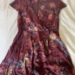 Kimchi Blue Urban Outfitters Maroon Floral Romper Photo 1