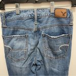 American Eagle  Tomgirl Distressed Button Fly Jeans Size 0 Photo 5