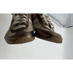 Coach  Brown Kinsley Q986‎ Metallic Signature Stripe Sneaker Women's - Size 6 Photo 6