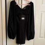 Jagger & Stone “the Liv” Black Balloon Sleeve Mini Dress – Stunning LBD Size XS Photo 2