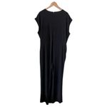 Michael Kors Front Wrap Wide Leg Black Jumpsuit Size 2X NEW Photo 4
