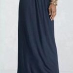 CAbi Navy Maritime Maxi Skirt Photo 0