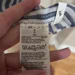 Old Navy  blue and white striped blouse Photo 3