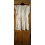 Robin Piccone  Women's Fiona Flouncy Cover Up Dress Size M- White NWOT Photo 5