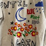 Urban Outfitters Cream Until We Meet Again Doodle Sweatshirt Photo 1