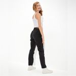 American Eagle  Highest Rise 90’s Boyfriend Black Wash Denim Jeans Size 6 Photo 7