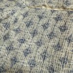 IRO Handi Diamond Knit Snap Up Jacket Boucle Tweed Blue White Old Money Preppy Photo 12