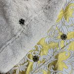 Johnny Was NWOT  Fur & Faux Suede Floral Embroidered Coat Jacket Pockets Size S Photo 11