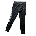 Adidas  High Rise 3-Stripe Aeroready‎ Leggings Black Medium Running Gym EUC Photo 3