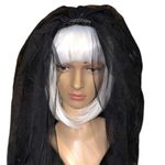 Black mourning veil. Perfect for Halloween Photo 4