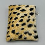 Vintage Perfect Pouch Leopard Design Soft Phone or Eye Glass Case Kangaroo Charm Size 0 Photo 5