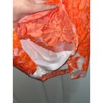 Hello Molly  Orange Puff Sleeve Mini Dress Size 2 Luxe Flattering Formal Classy Photo 7