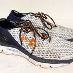 Under Armour  Womens Size 12 Navy Grey Speedfoam Low Top Sneaker Athletic Photo 2