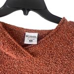 Columbia  Women's Size Medium Light Red‎ Terry Cloth V Neck Outdoor Sweater Photo 3