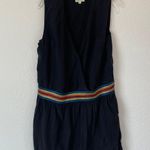 Koch Black Dress with Rainbow Piping Detail Photo 0