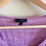 J.Crew  Purple Lavender Cotton Linen V Neck Dress Midi Tunic Top Womens Size XXL‎ Photo 3