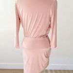 Lovers + Friends  Love Happy Surplice Cocktail Dress Mauve Blush Pink | Small Photo 5