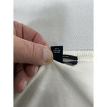 Lands' End Womans Pullover Sweater White Blue Stripe 2 X 20W-22W 3/4 Sleeve Photo 3