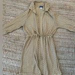 Elif for Jordan Taylor Sheer Gold Coverup Tan Photo 0