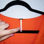 Free People New  Tangerine Tango Vintage Summer Linen Blend Maxi Dress Medium Photo 3