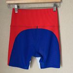 Beach Riot NWT  red white blue color block biker shorts Photo 7
