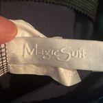 Magicsuit Blue (denim look) Halter One Piece Swimsuit Size 8 Photo 2