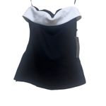 Emerson Lang Young Contemporary Black White Off Shoulder Top S Photo 4