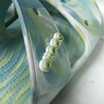 Crocs  Classic Marbled Tie-Dye Sandal‎ mint green aqua unisex mens 8 women’s 10 Photo 5