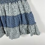 American Eagle  Coquette Cottagecore Blue Fairycore Ruffle‎ Fairy Mini Skirt S Photo 3