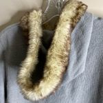 SO NWT  Wear it Declare junior cardigan with faux fur hoodie size large Photo 8