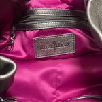 Cole Haan Y2K Vintage  Metallic Silver Leather Bucket Bag Photo 8