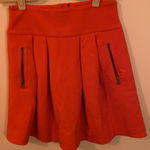 Maeve  Anthropologie Red Short Skirt Photo 0