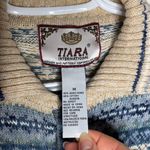 Tiara International  fair isle Nordic sweater size M Photo 98