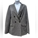 Know One Cares Metallic Blazer Medium | Double Breasted Sparkle Jacket Photo 1