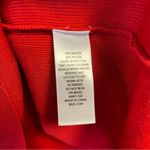 The Limited  Knit Top Red Mock Neck Bejeweled Short Sleeve Cut Out Top Sz 3X NWT Photo 7