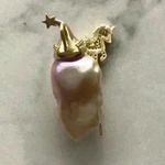 Baroque Pearl Little Monster Pendant With Moveable Wand Photo 2