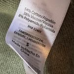 FREE ASSEMBLY NWOT Button Down Knit Cardigan Size Small Short Length Olive Green Photo 4